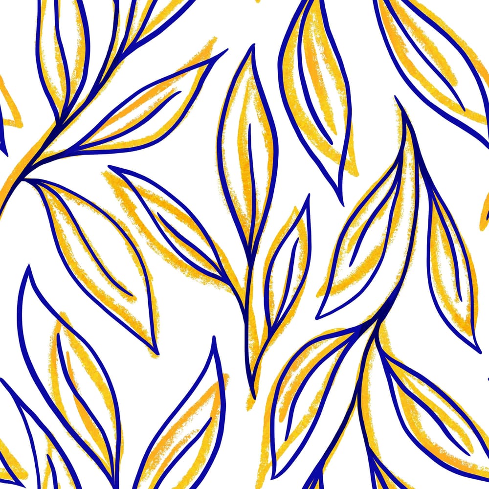 Simple leaf pattern - image 1 - student project