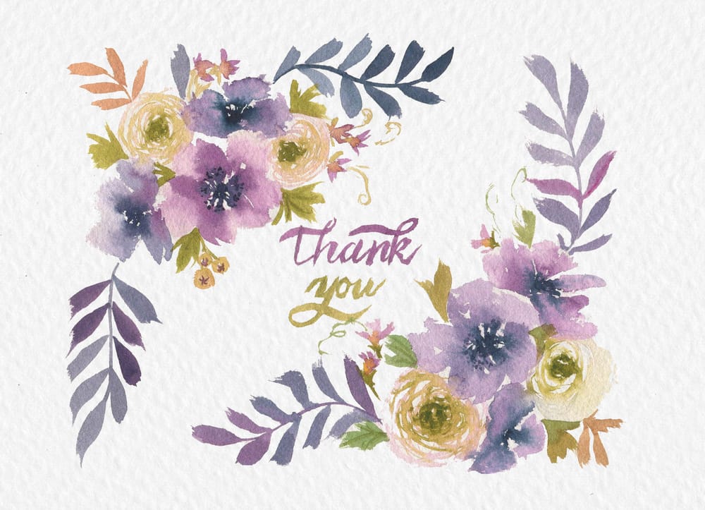Vintage Flowers - Anemonies, Ranunculus in watercolours - image 1 - student project