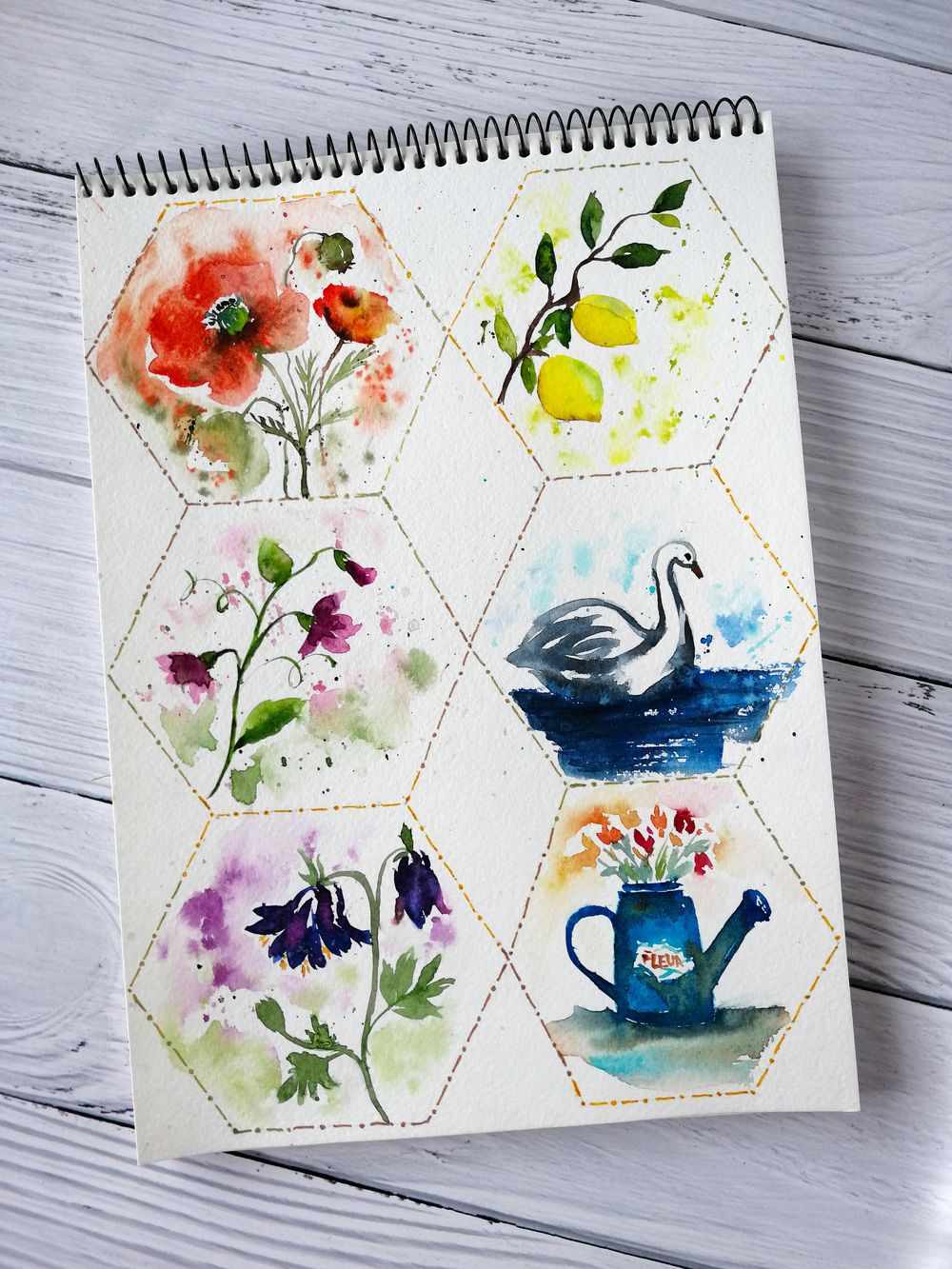 100 watercolor days - image 5 - student project