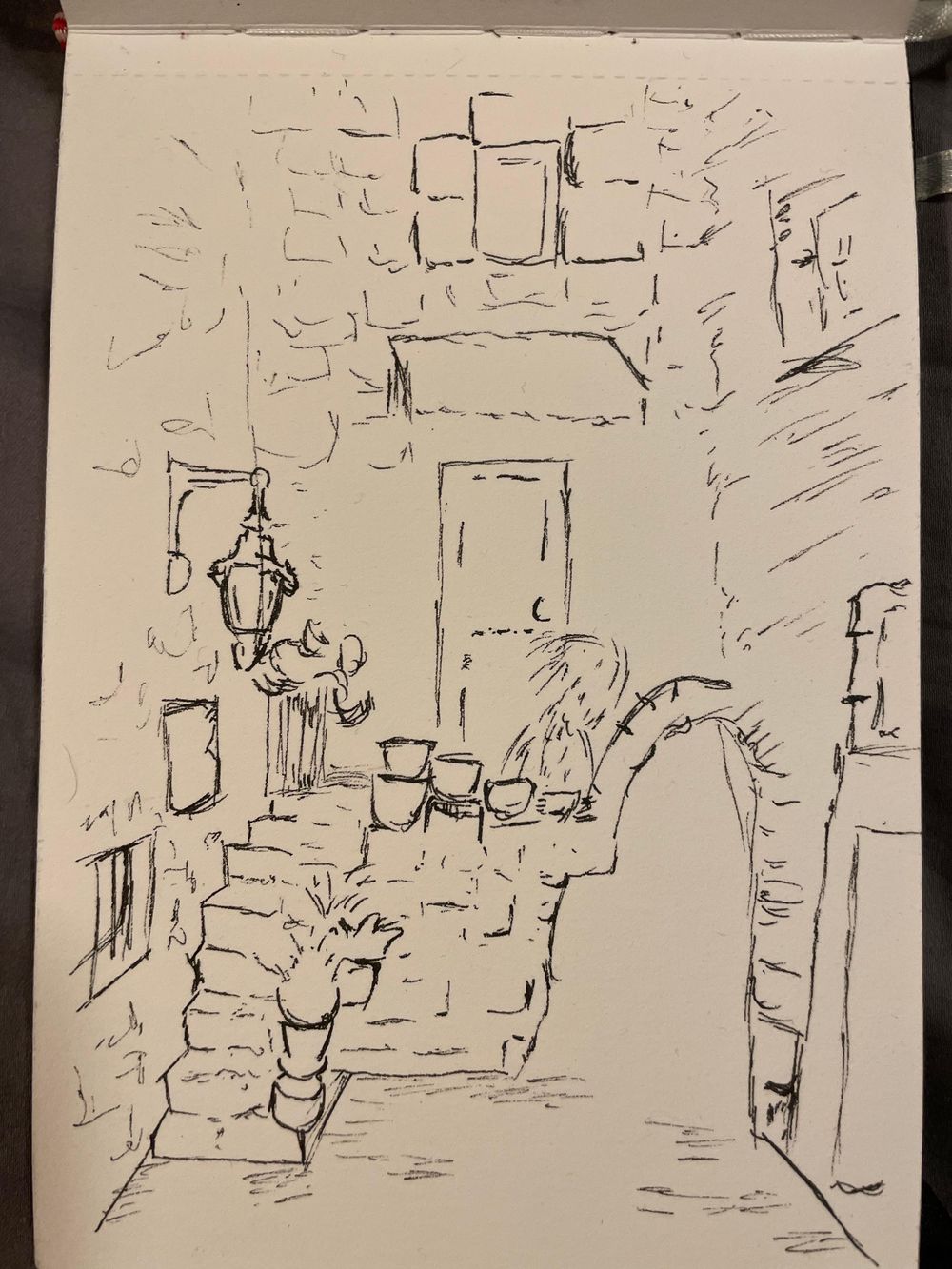 Class Project - Urban Sketching one - point - image 1 - student project
