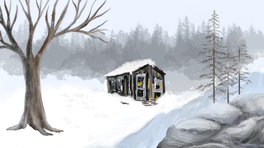 Snowy Forest - image 2 - student project