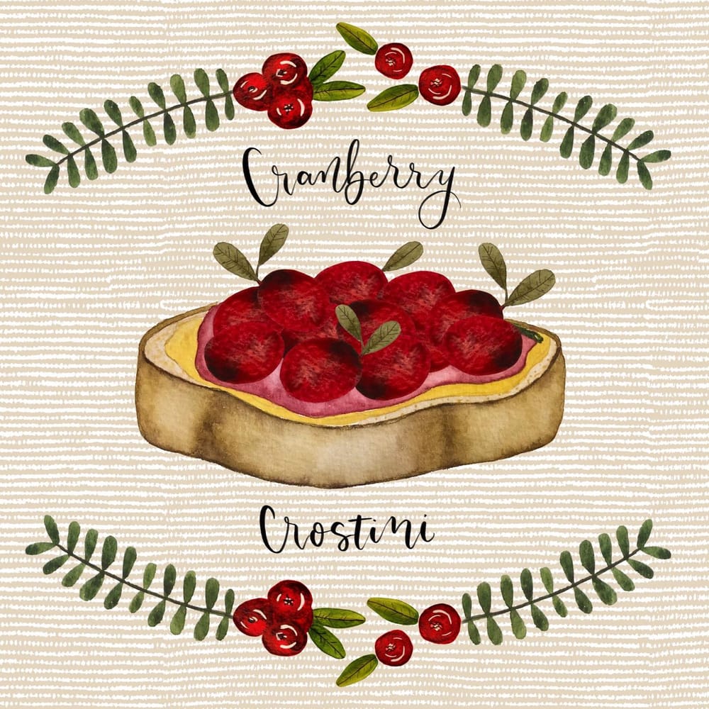 Tasty Treats: Watercolor Cranberry Bites - image 5 - student project