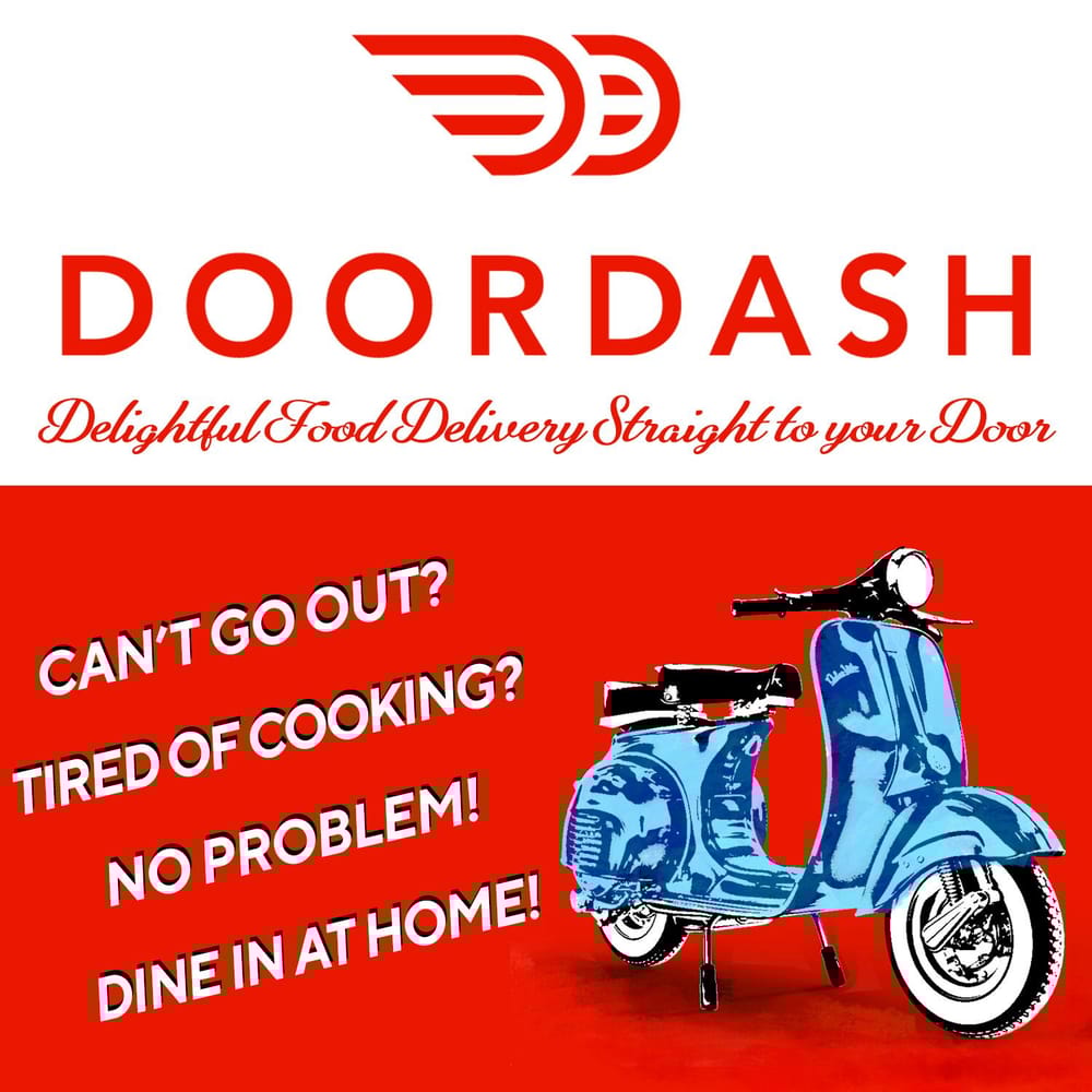 DoorDash Retro Ad - image 1 - student project