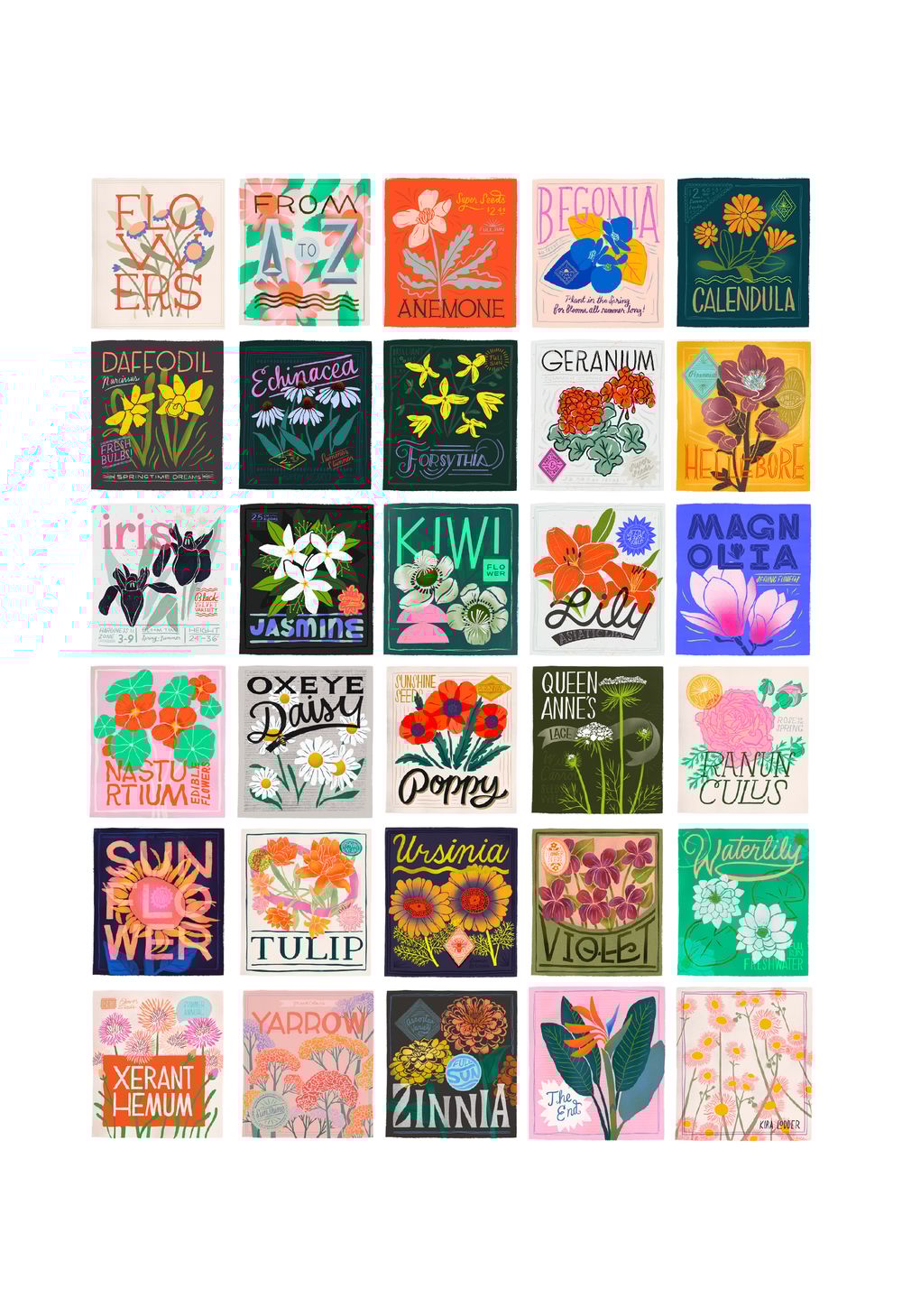 Seed Packet Illustrations - image 1 - student project
