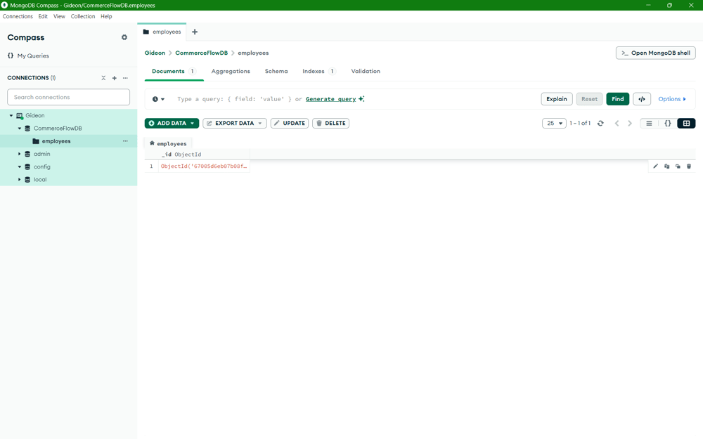 CommerceFlowDB Database - image 1 - student project