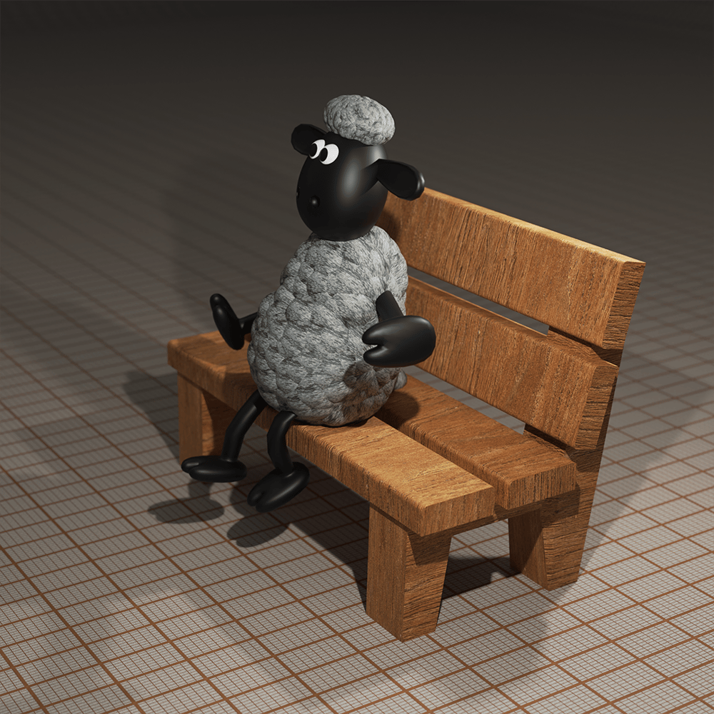 A little sheep in Blender. - image 2 - student project