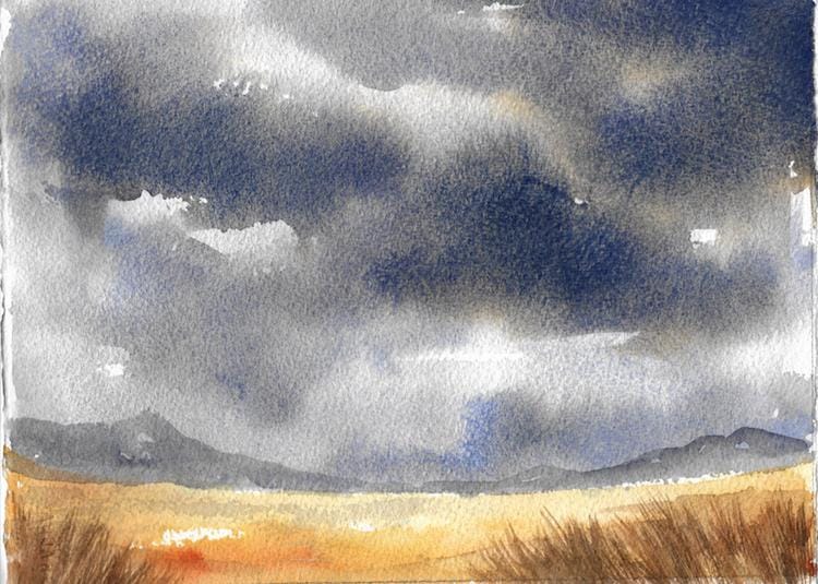 Stormy Sky Study - image 1 - student project