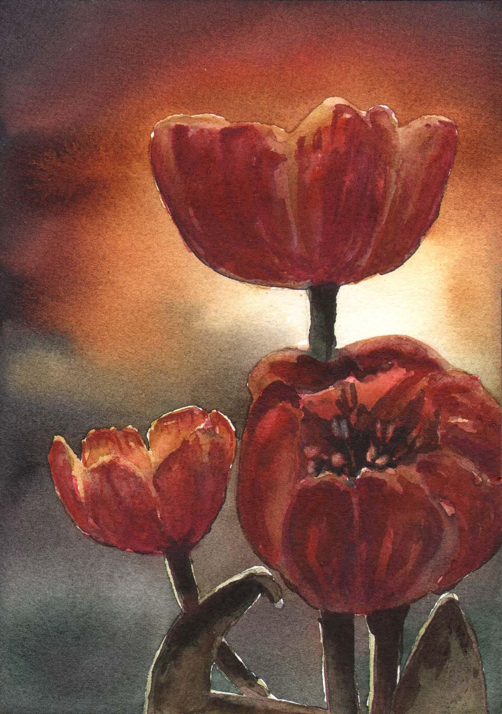 Jill's Tulip Painting - image 5 - student project