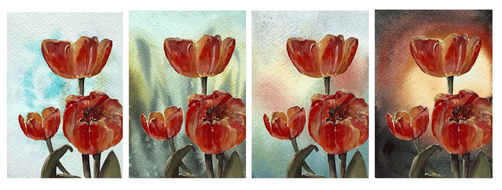Jill's Tulip Painting - image 3 - student project