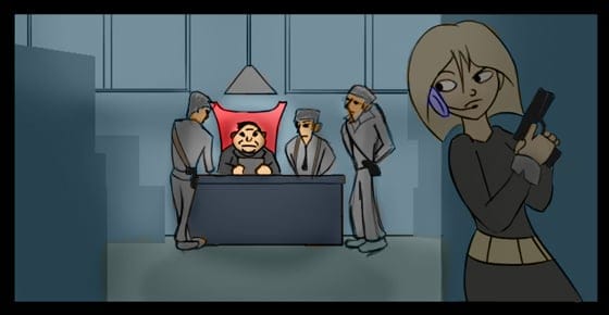 Secret Agent Storyboard Project 1 - image 3 - student project