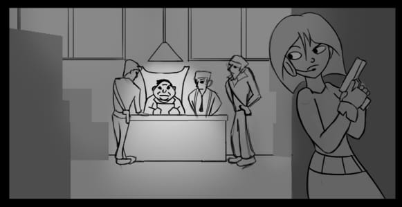 Secret Agent Storyboard Project 1 - image 1 - student project