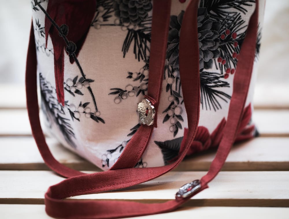 Poinsettia Table Pouch - image 2 - student project