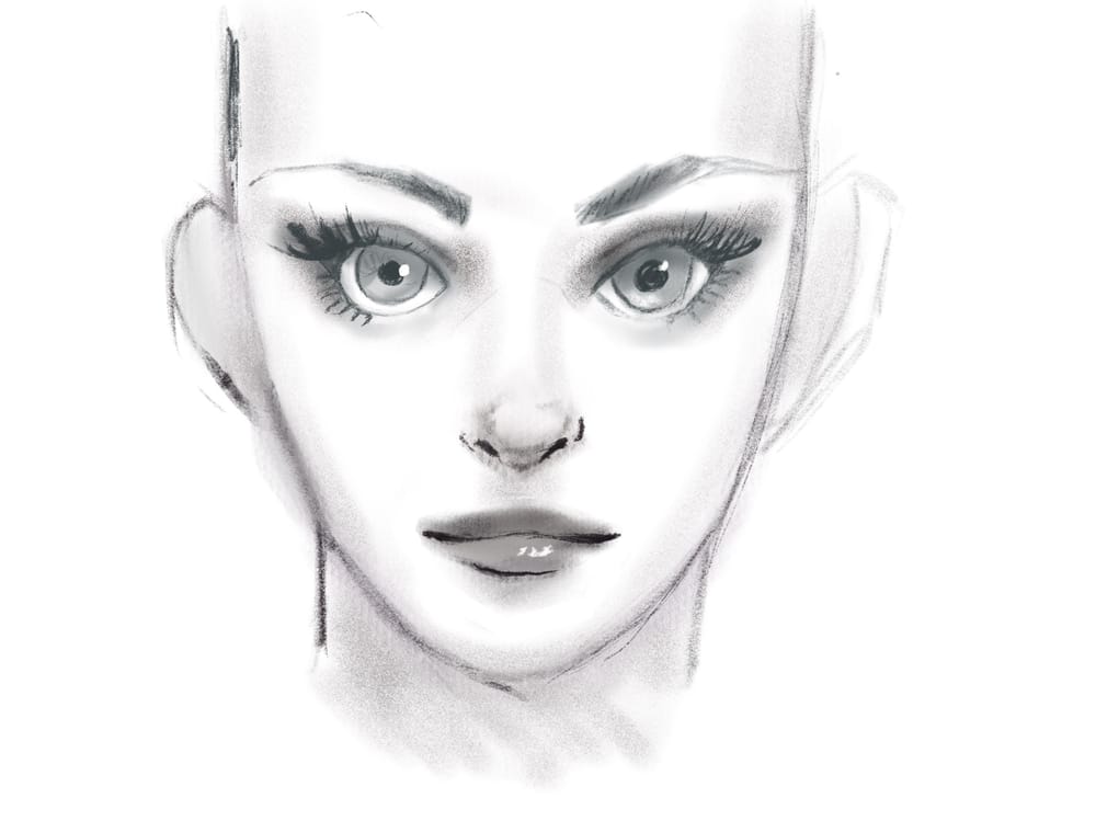 Drawing female faces | Skillshare Student Project