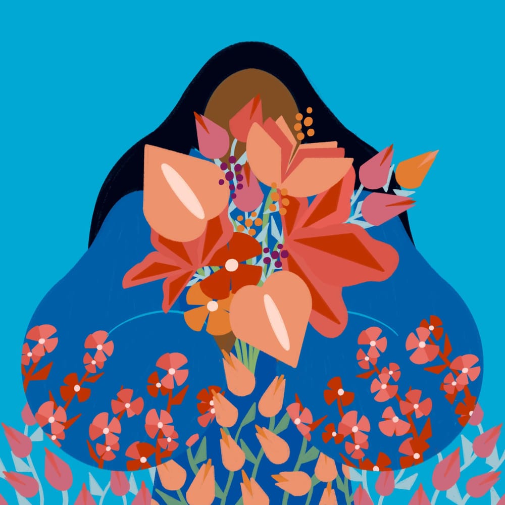 Fashionista Flower Girl - image 6 - student project