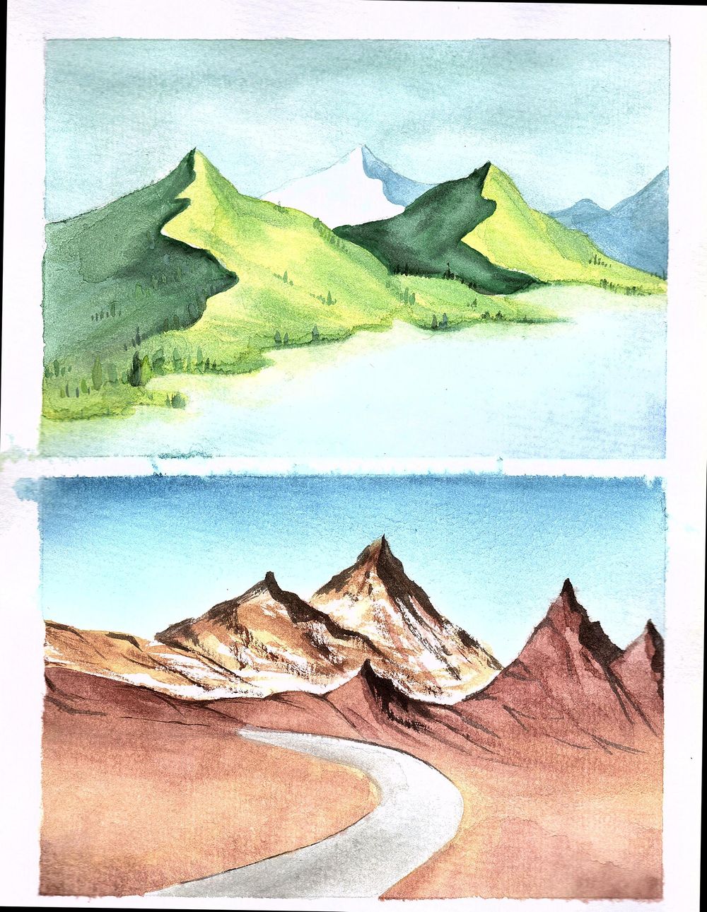 Watercolor Paintings - image 1 - student project