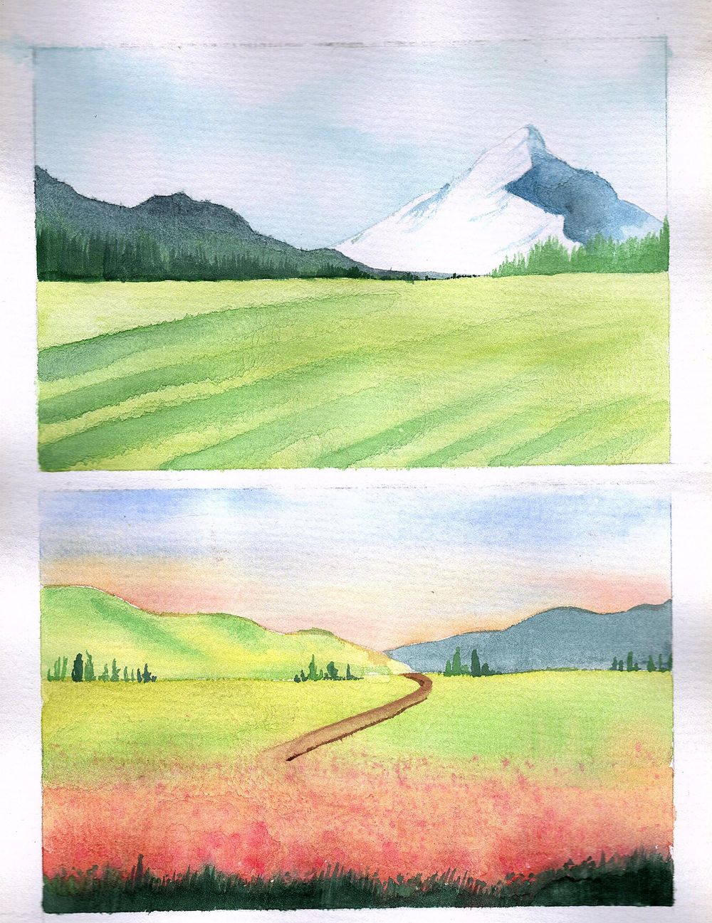 Watercolor Paintings - image 2 - student project
