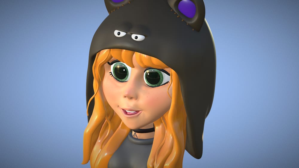 Girl 3d - image 1 - student project