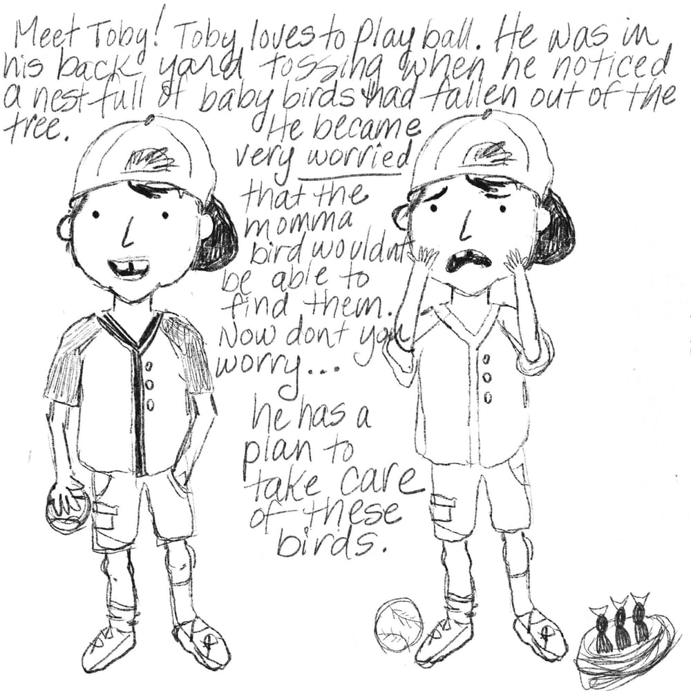 Meet Toby! Toby is WORRIED - image 1 - student project