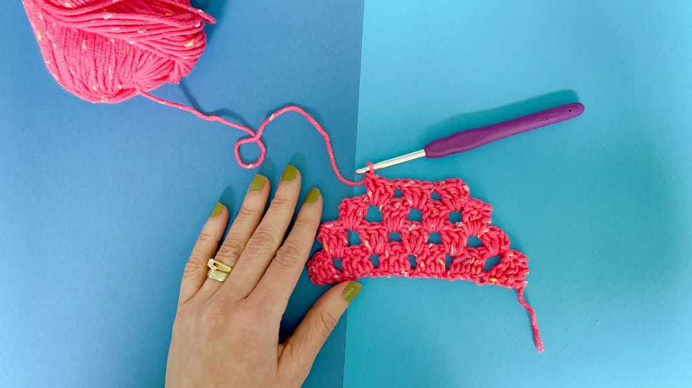 SAMPLE PROJECT: Colorful Crochet bunting Garland - image 4 - student project