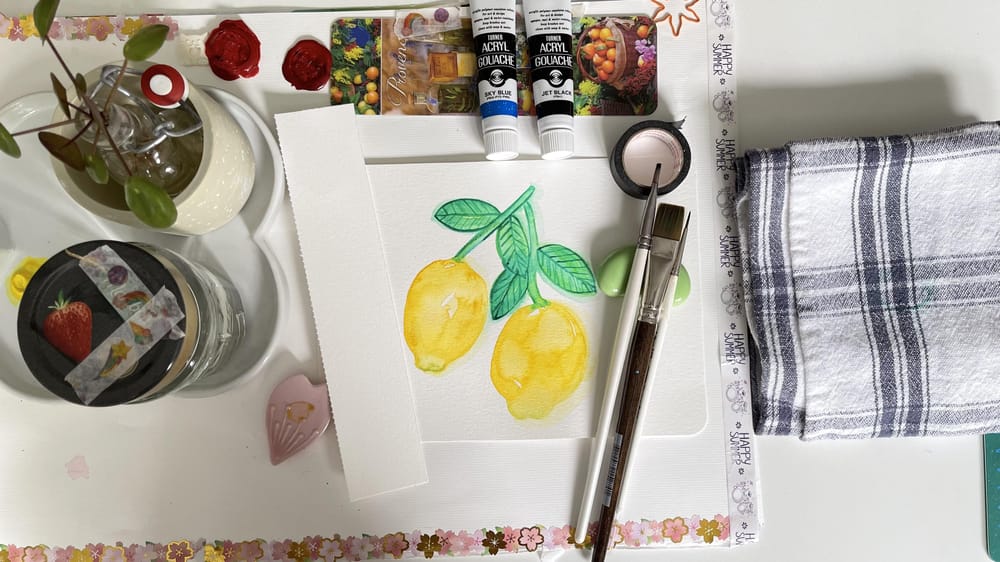 SAMPLE PROJECT: Gouache Background - image 1 - student project