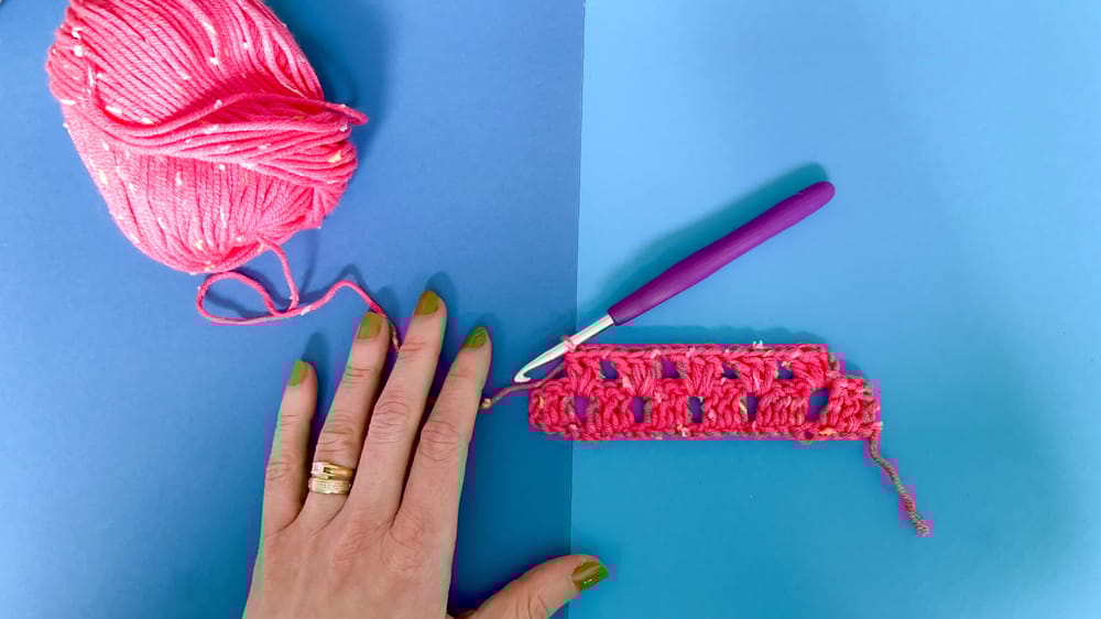 SAMPLE PROJECT: Colorful Crochet bunting Garland - image 3 - student project
