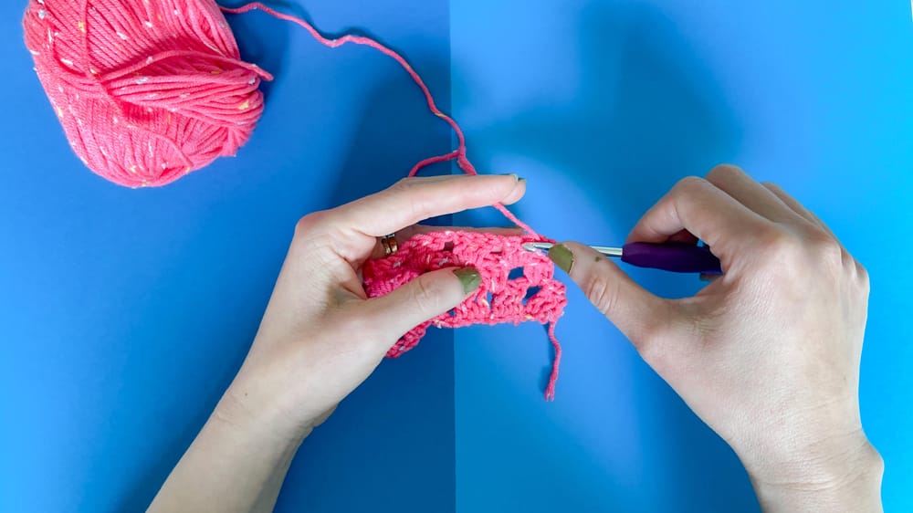 SAMPLE PROJECT: Colorful Crochet bunting Garland - image 5 - student project