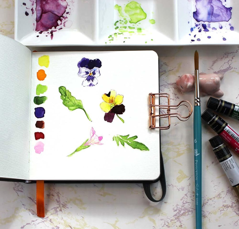 Botanical Sketchbook Project - image 2 - student project