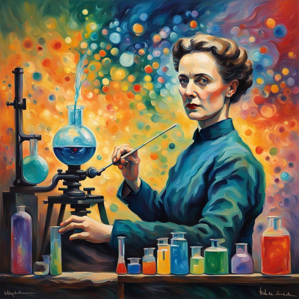 Impressionist Madam Curie - image 1 - student project