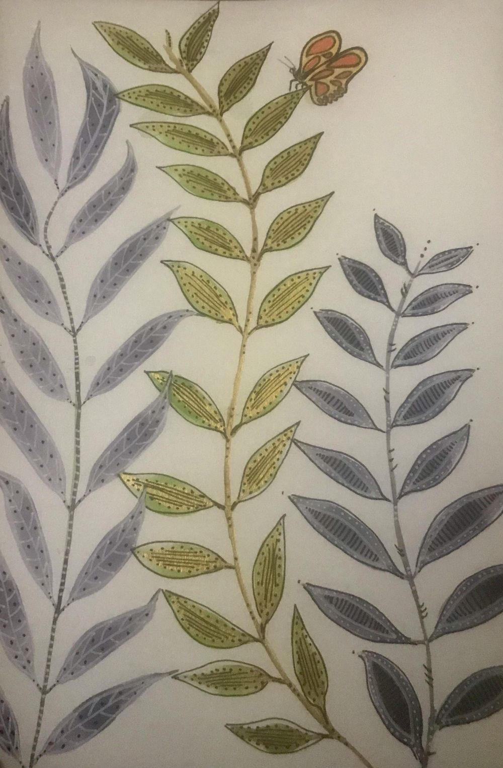 Watercolor leaves - image 4 - student project