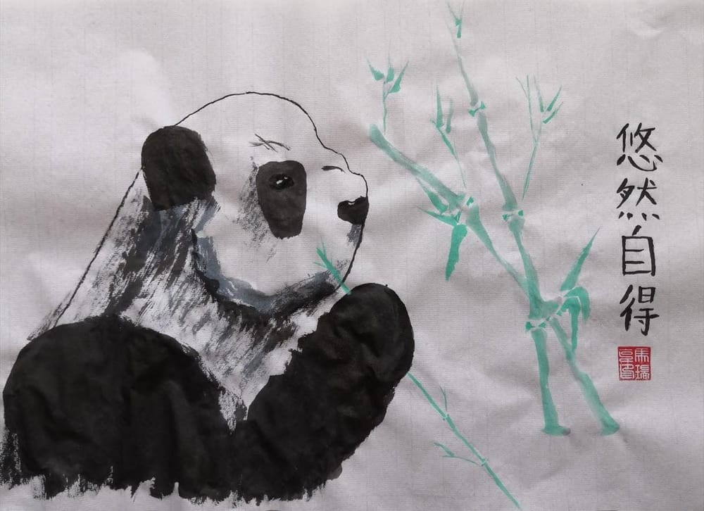 Chinese Panda paintings - image 2 - student project