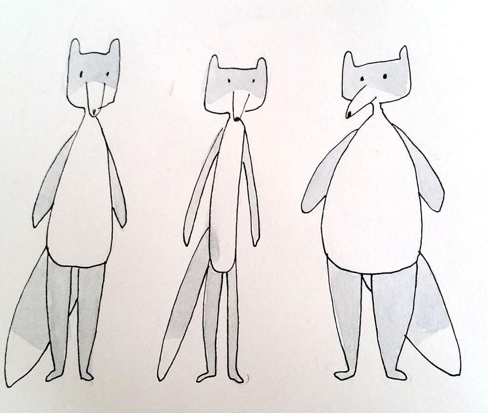 Wannabe cute wolf - image 1 - student project