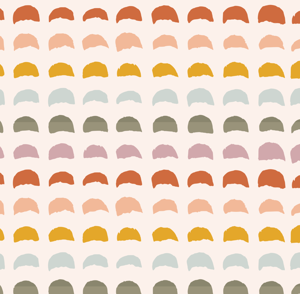 Watercolour doodles transformed into seamless repeating patterns - image 3 - student project