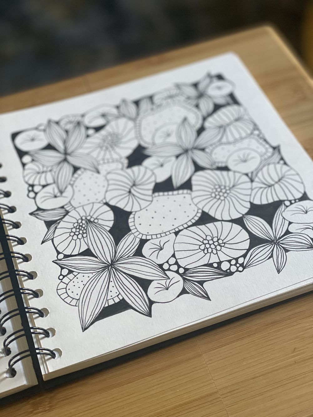 Sketchbook Floral Doodles - image 2 - student project