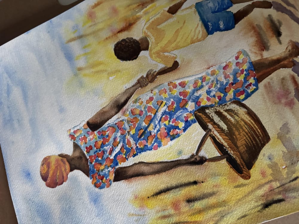 African sun: mother & son - image 2 - student project