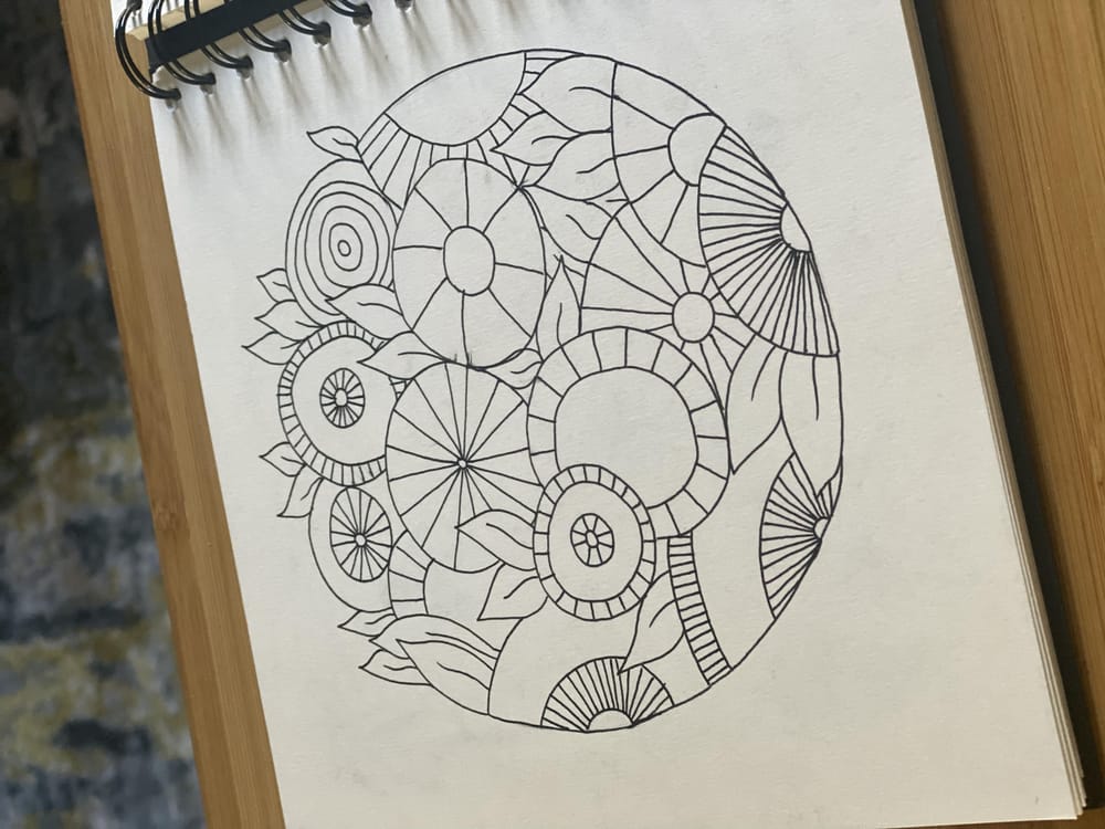 Sketchbook Floral Doodles - image 1 - student project
