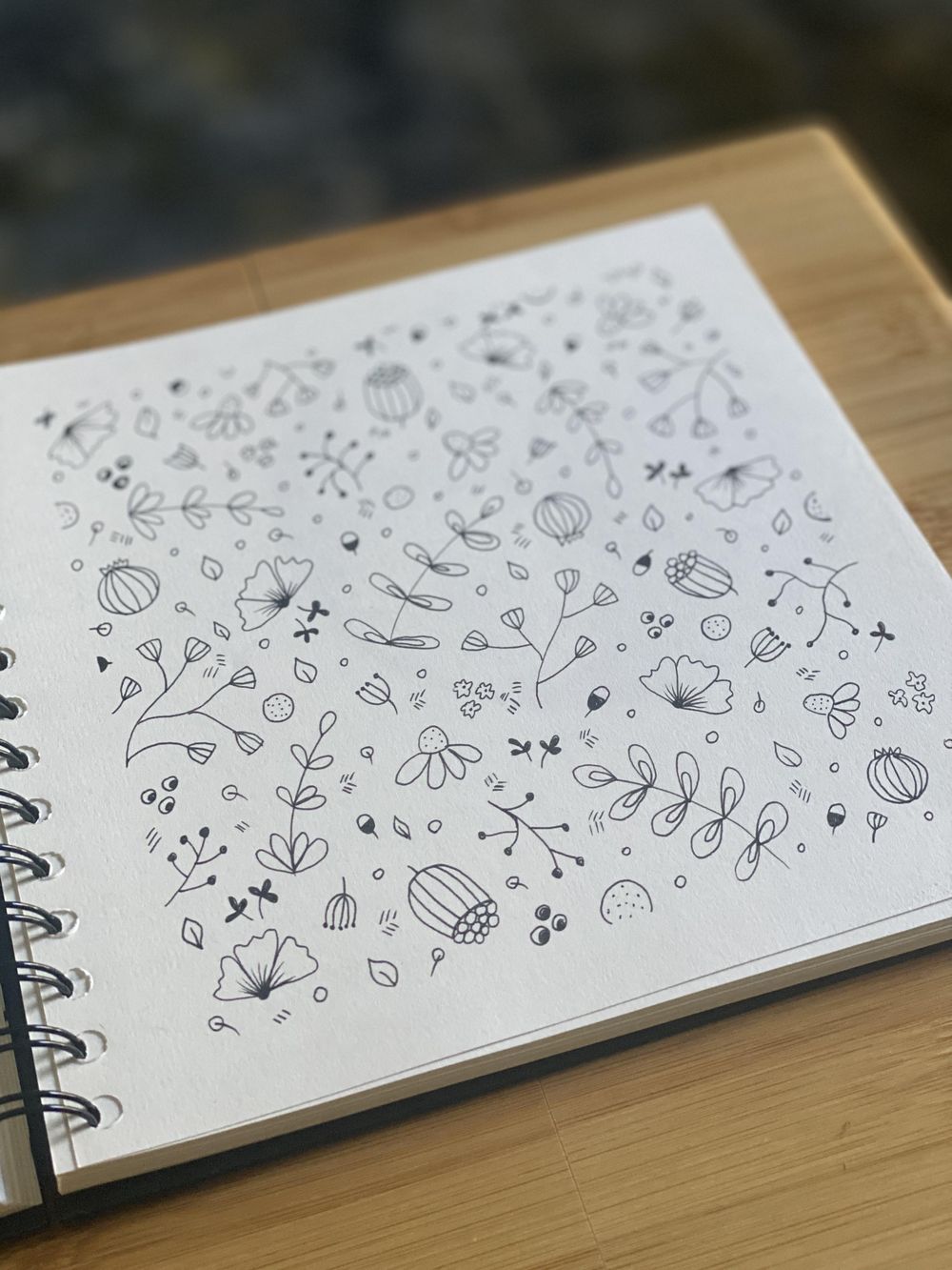 Sketchbook Floral Doodles - image 4 - student project
