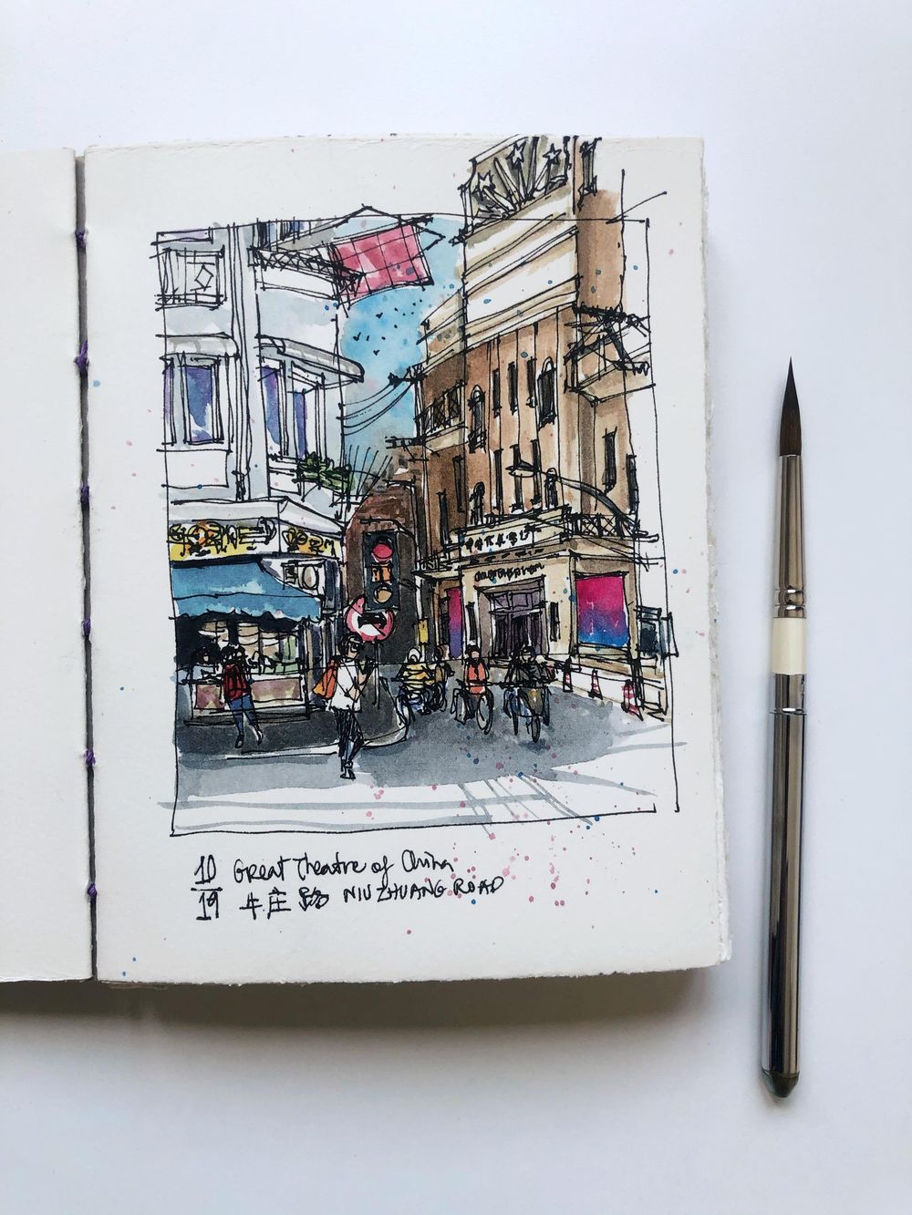 Urban Sketching + People - image 3 - student project