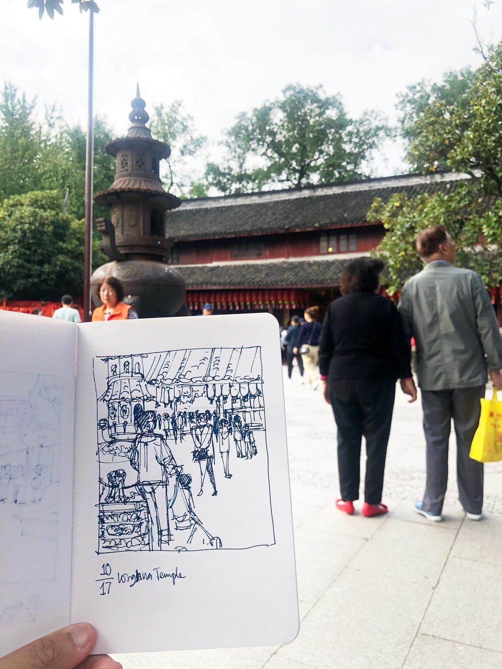 Urban Sketching + People - image 11 - student project