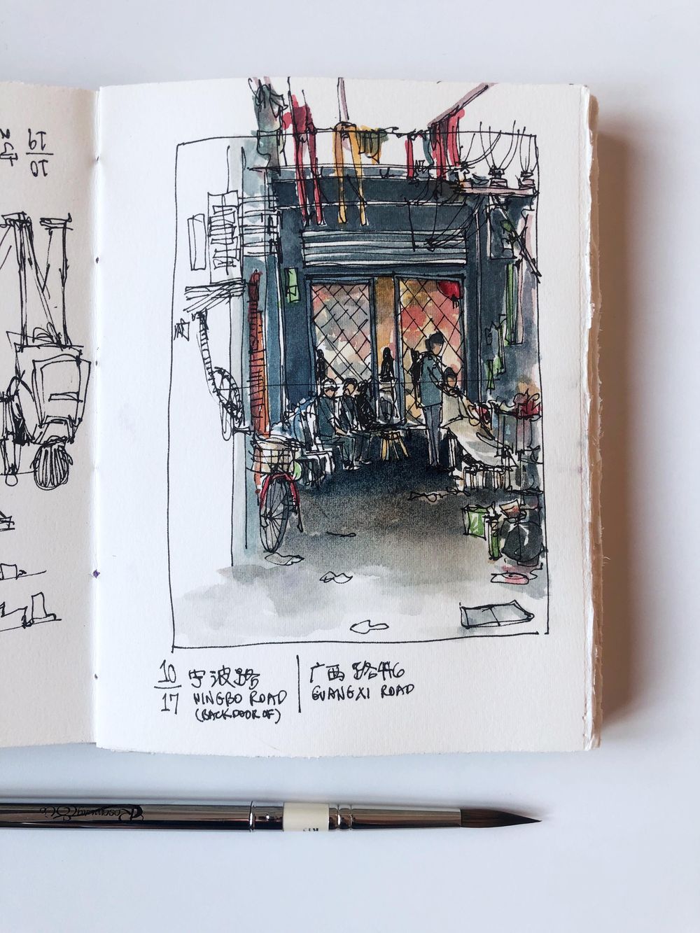 Urban Sketching + People - image 7 - student project