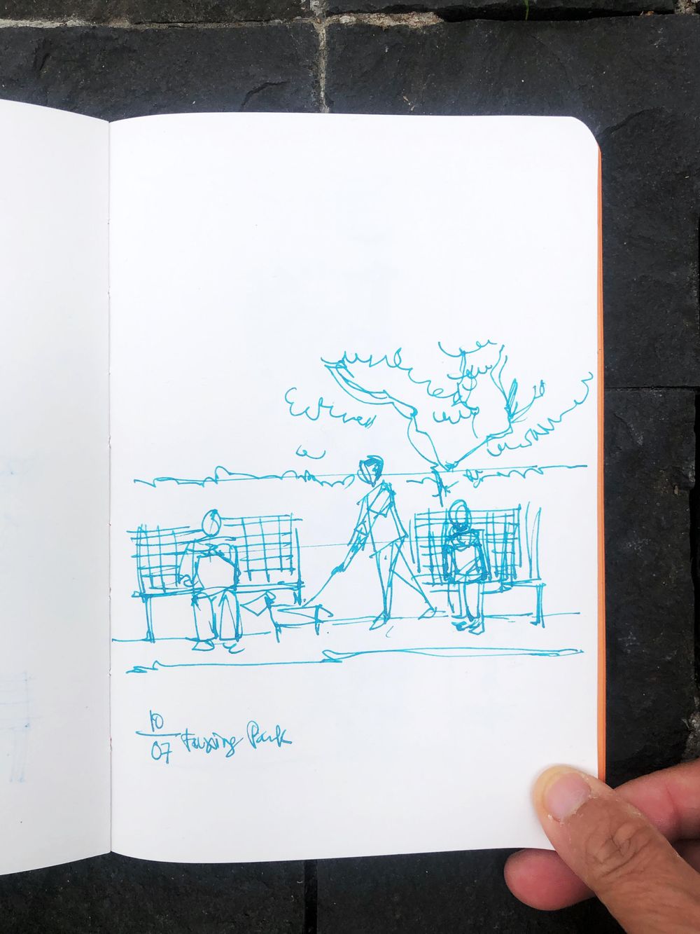 Urban Sketching + People - image 16 - student project