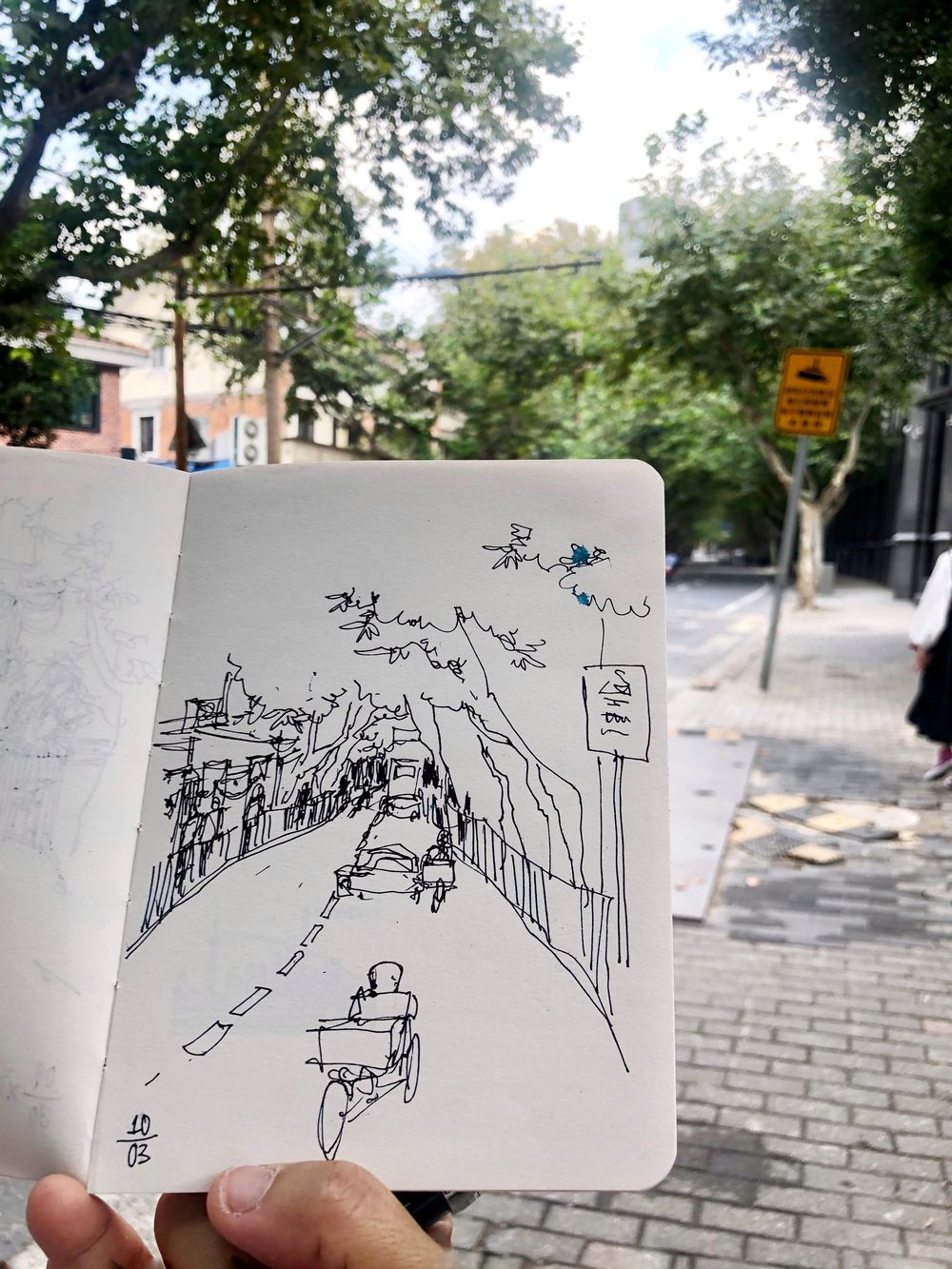 Urban Sketching + People - image 20 - student project
