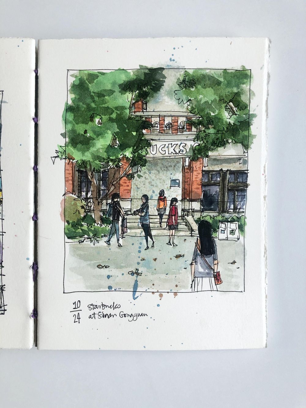 Urban Sketching + People - image 2 - student project