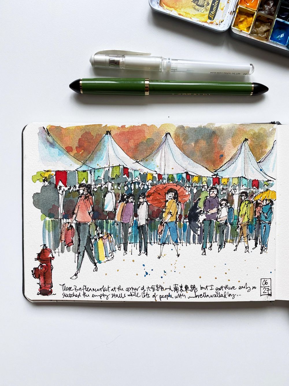 Urban Sketching + People - image 1 - student project