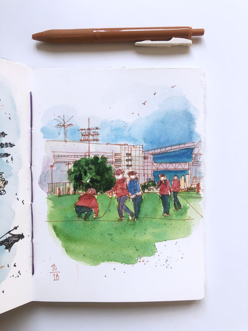 Urban Sketching + People - image 9 - student project