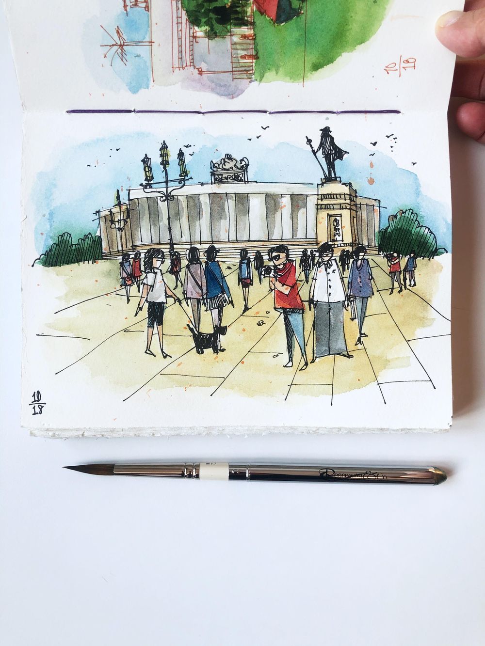 Urban Sketching + People - image 8 - student project