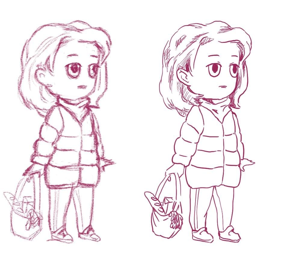 Tiny Character Sketch - image 1 - student project