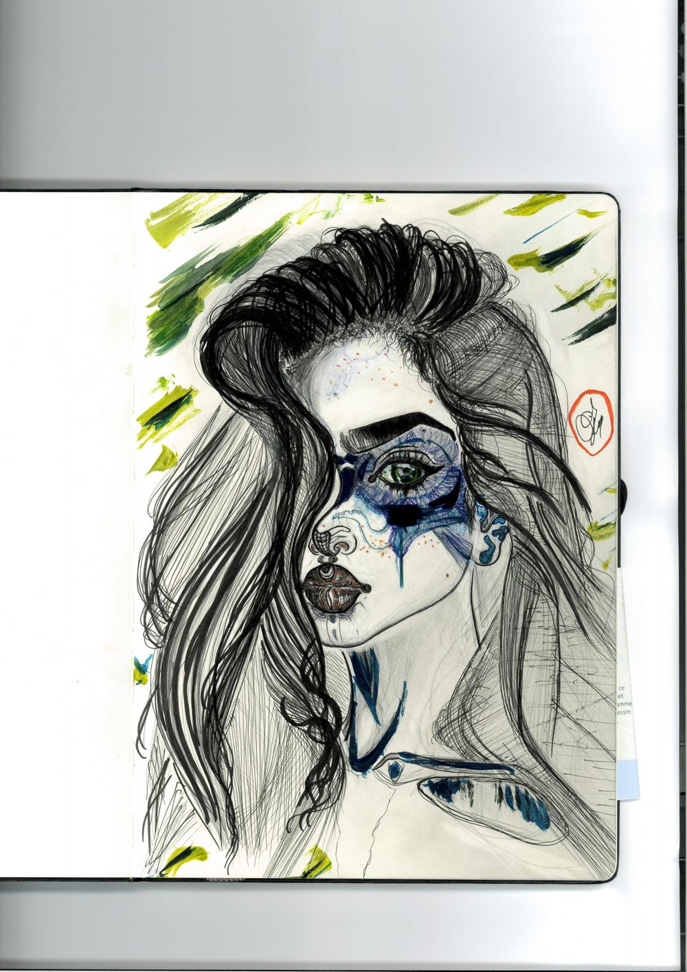 Rainy Green Girl - image 3 - student project