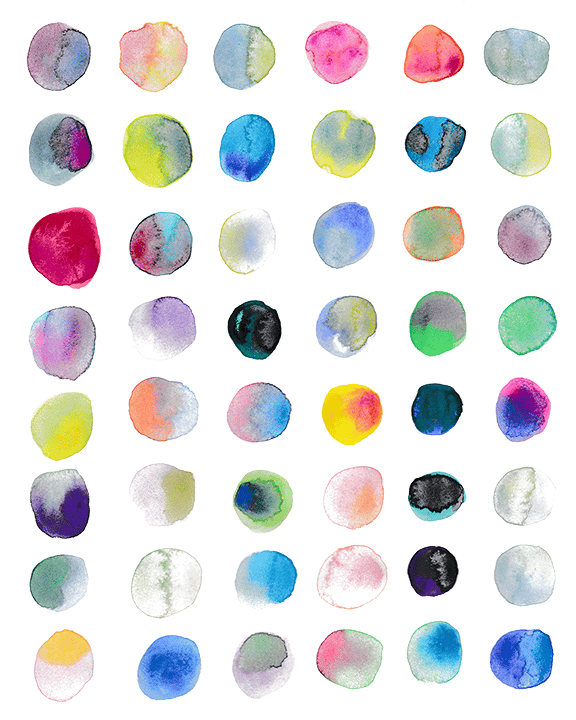 Watercolor Circles - image 1 - student project