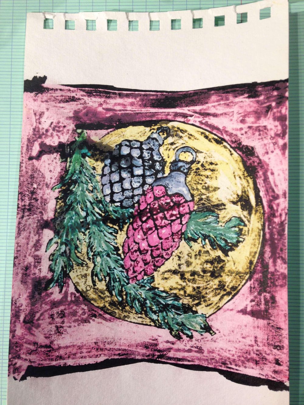 Grungy Christmasornaments - image 4 - student project