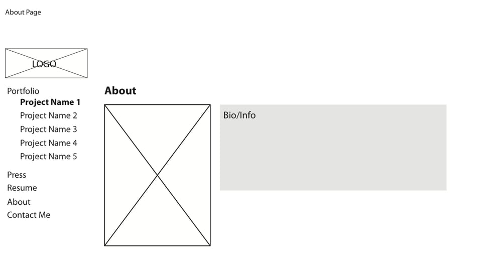 Portfolio Site - image 3 - student project